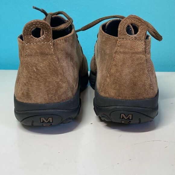 Merrell Booties Brown Suede Size 40 Mens 7 Women’s 9 Jungle Stitch Root Beer Moc main image 8